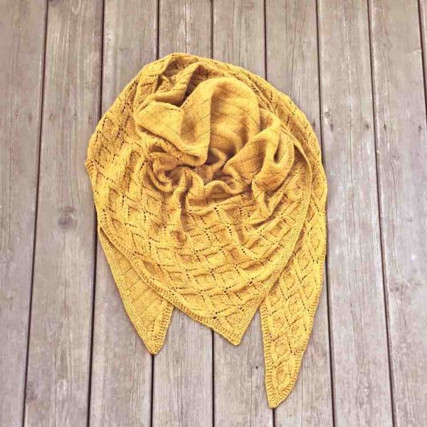 CandleLightsShawl - Regia Premium Yak 07504 | gold meliert von Schachenmayr