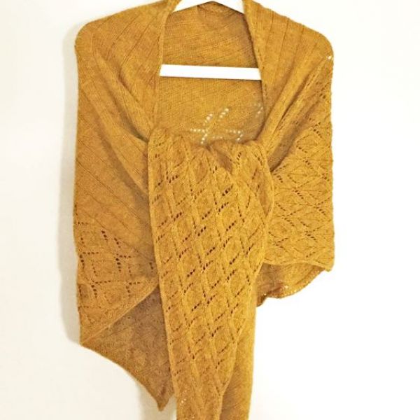 CandleLightsShawl - Regia Premium Yak 07504 | gold meliert von Schachenmayr
