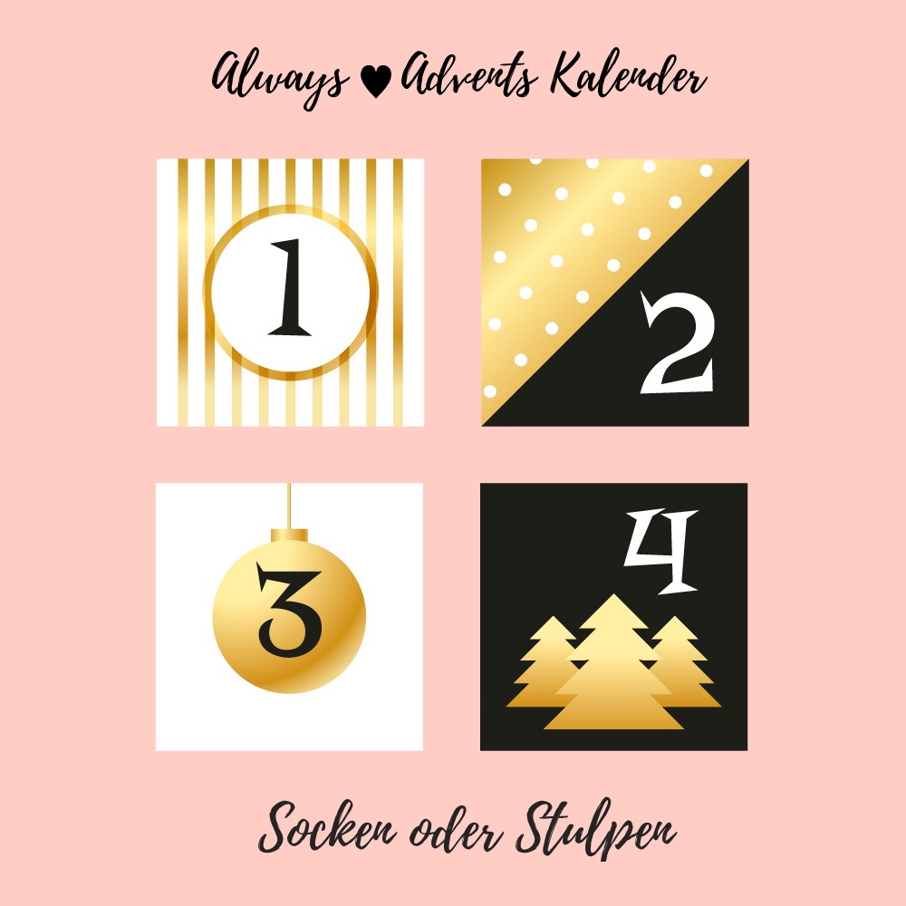 Always ♥ Advents Kalender - Socken oder Stulpen